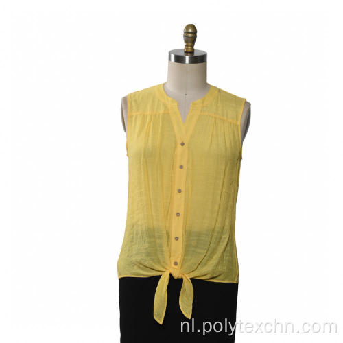 Dames Blouse Vest Mouwloos